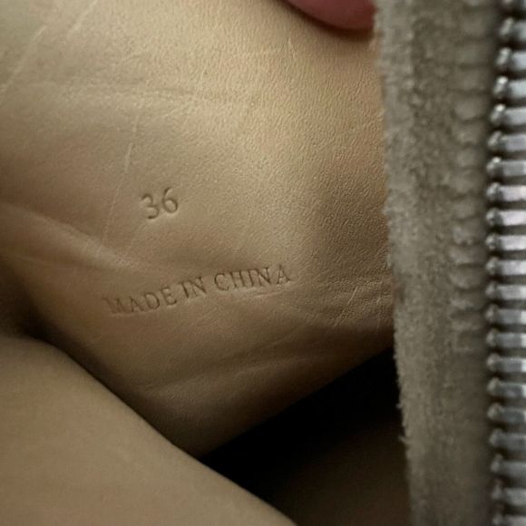 RAG & BONE Razor Booties Zip Up Ankle Boots in Light Sand Leather - Picture 11 of 13